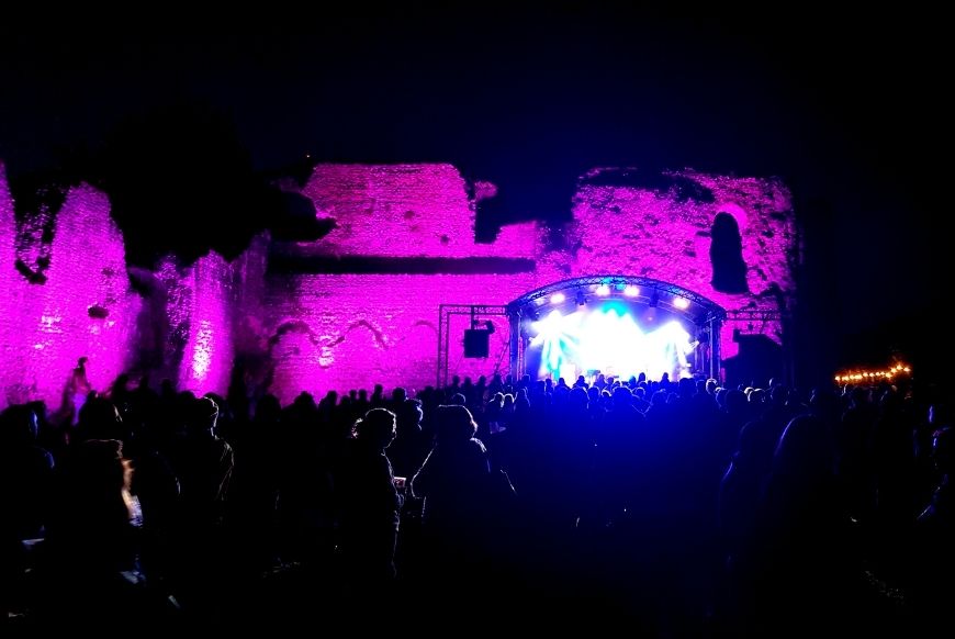 Down at the Abbey Festival in Reading Abbey Ruins